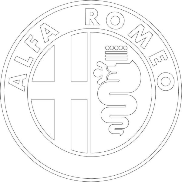 Альфа Ромео значок рисунок