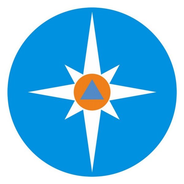 Знак МЧС роза ветров