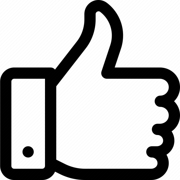 Значок лайка вектор