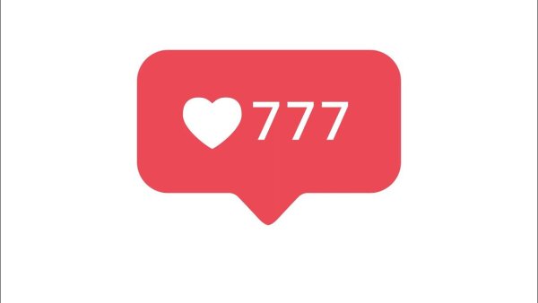 Значок лайков в инстаграме