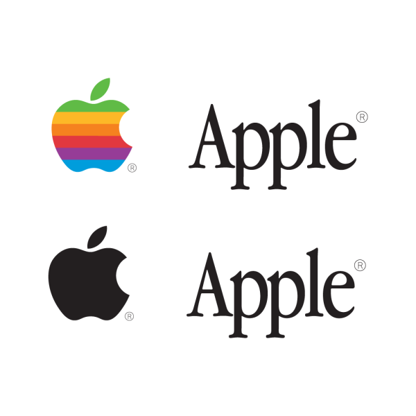 Apple надпись