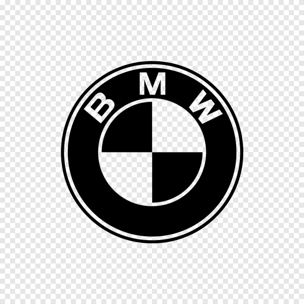 Черный значок BMW