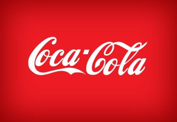Шрифт надписи Кока кола