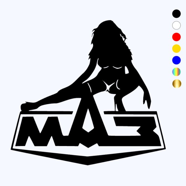 Наклейки на авто для девушек