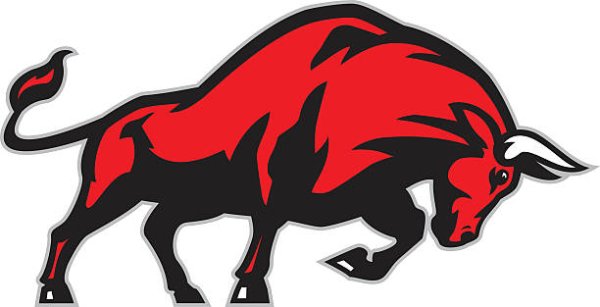 Бык бодает для логотипа