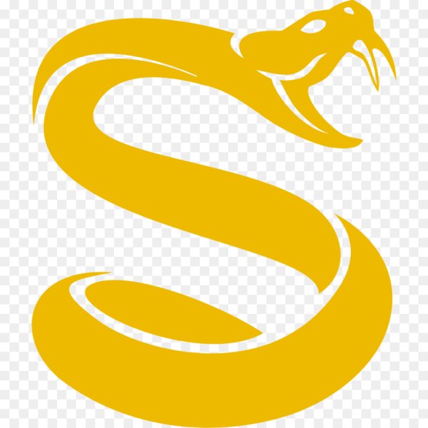 Две змеи трафарет