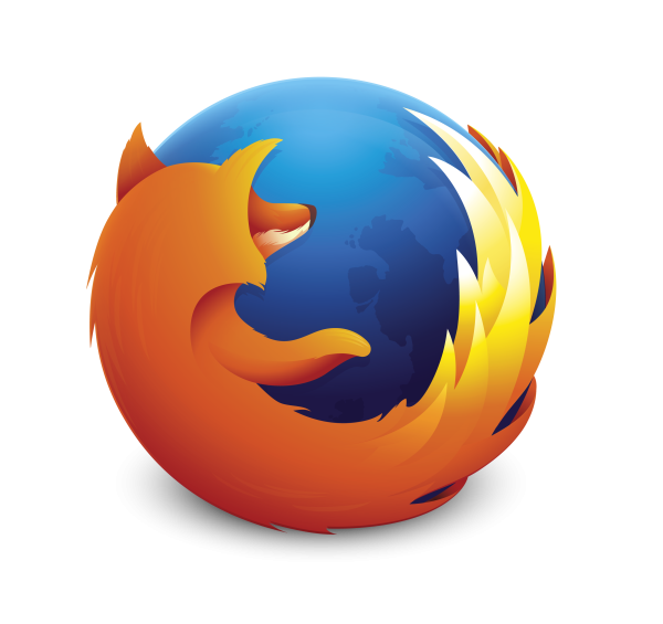 Firefox черно белая