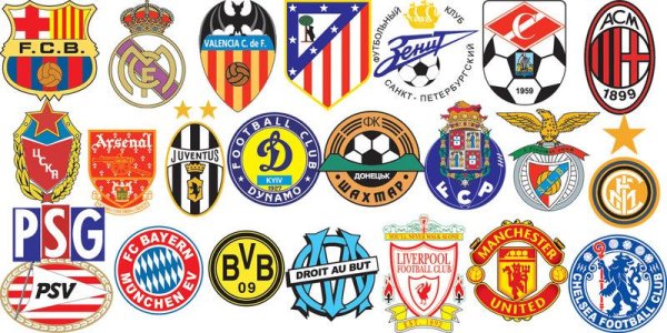 Значки футбольных команд