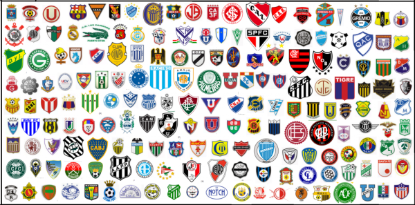 Эмблемы разных футбольных клубов