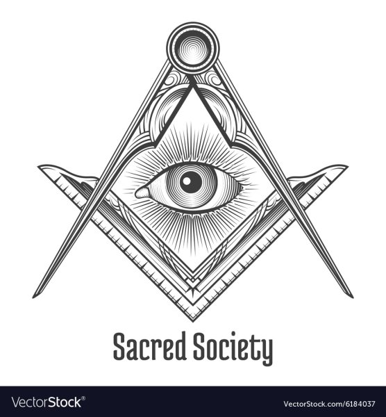 Масонский циркуль тату