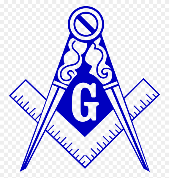 Масонский циркуль и наугольник