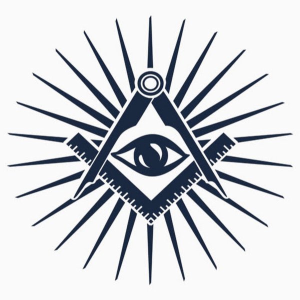 Масонский циркуль и наугольник