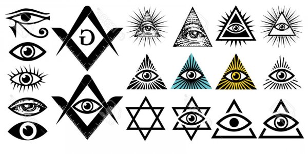 Масонский символ пирамида