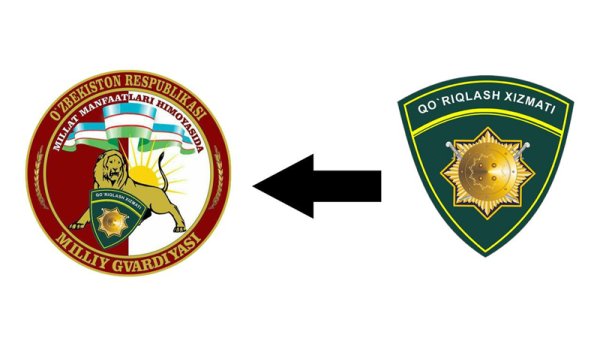 Миллий гвардия Узбекистан логотип