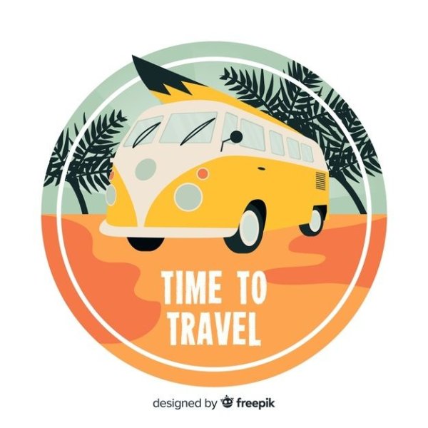 Логотип поездка