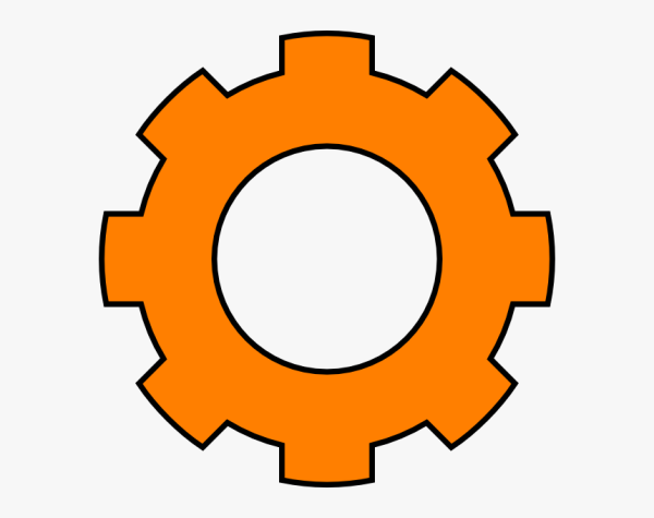 Оранжевая шестеренка
