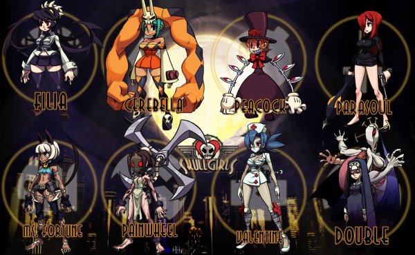 Парасоул Skullgirls спрайты