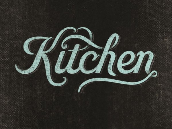 Надпись Kitchen