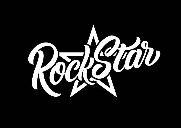 Рок надпись