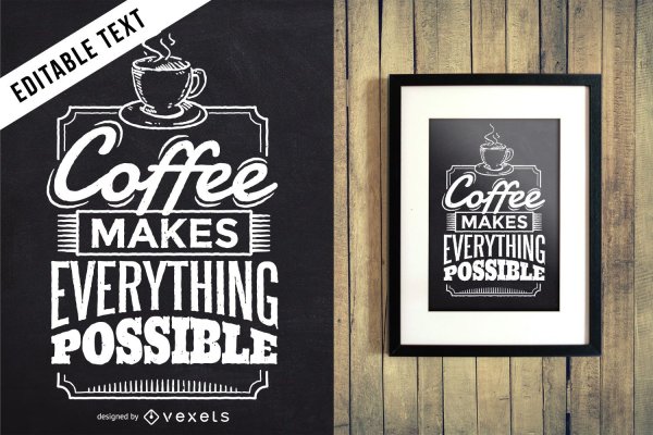 Леттеринг кафе