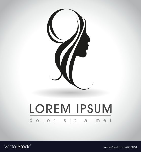 Логотип стилиста по волосам