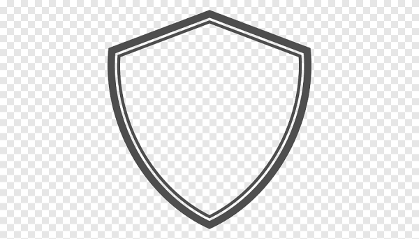 Пустой щит для логотипа