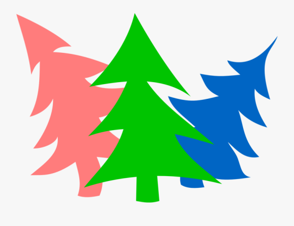 Елочка силуэт