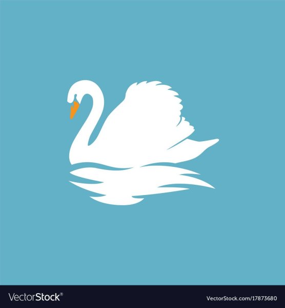 Лебедь вектор