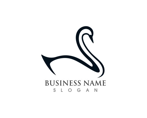 Лейбл лебедь