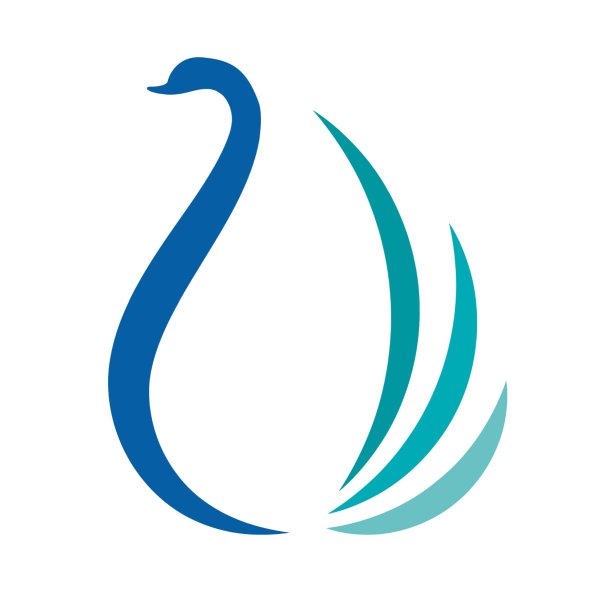 Логотип лебедь