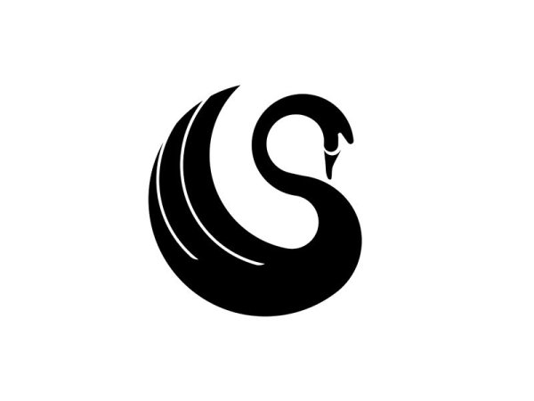 Лебедь иконка