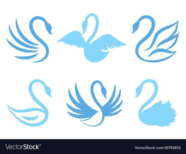 Логотип в виде лебедя