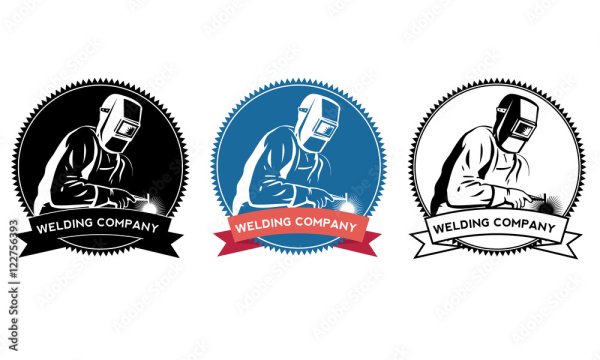 Логотип сварочной мастерской для печати