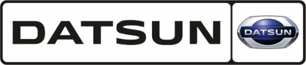 Надпись Datsun