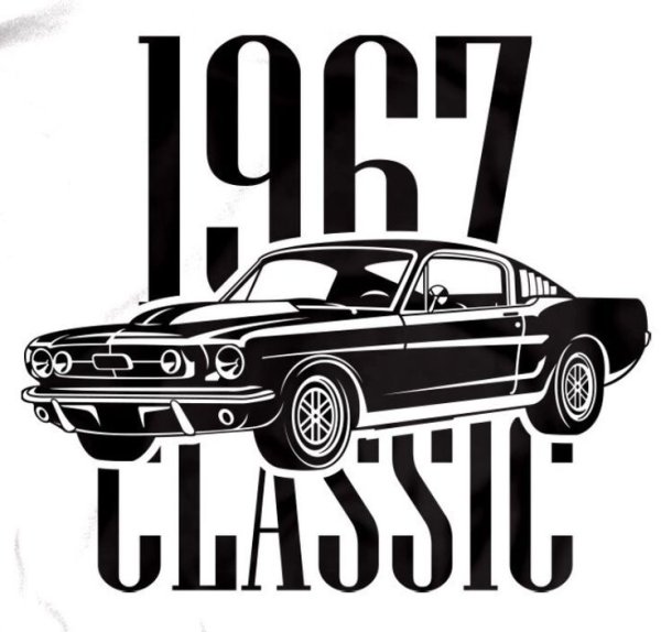 Форд Мустанг 1967 значок