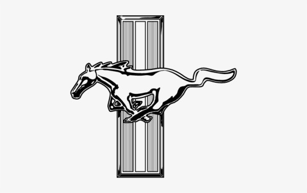 Нарисовать значок Мустанга