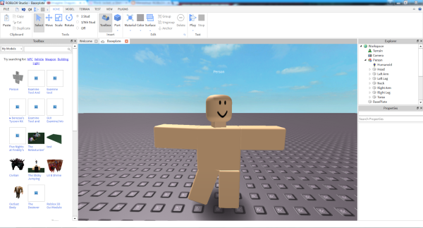 Маленькая голова в РОБЛОКСЕ