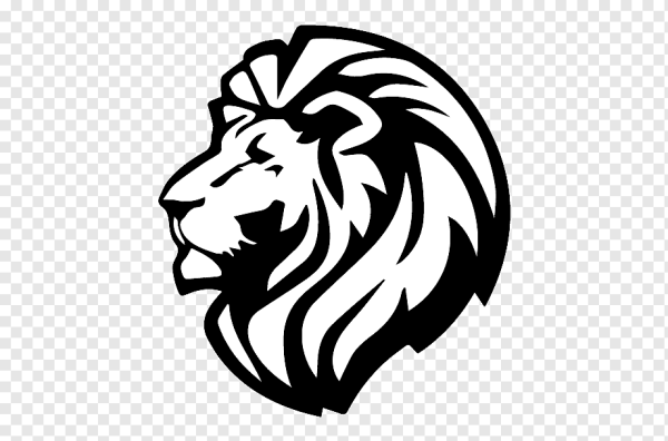 Силуэт головы Льва