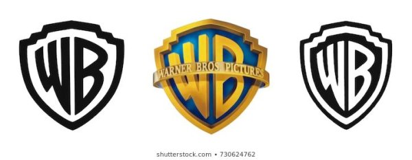 Логотип компании ворнер бразерс белом фоне