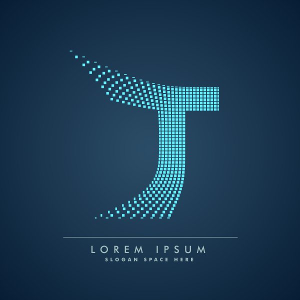Буква t в дизайне