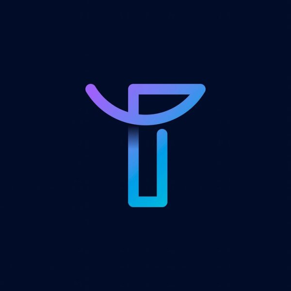 Логотип с буквой ч и т