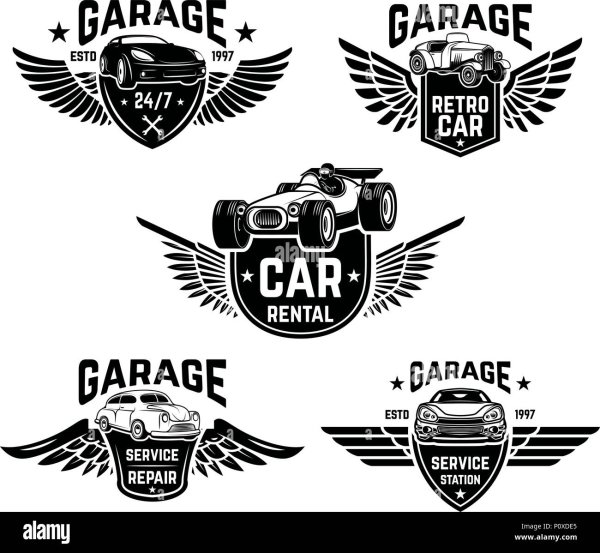 Car service Garage эмблема