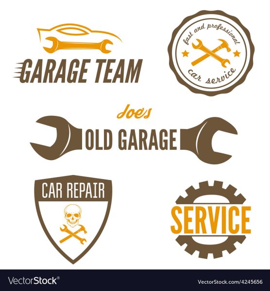 Автосервис логотип шрифт