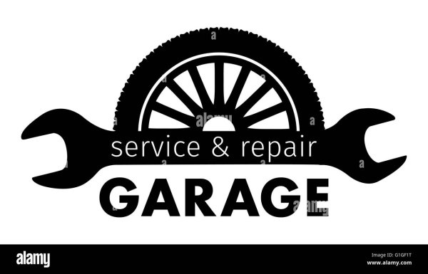 Надпись автосервис на прозрачном фоне