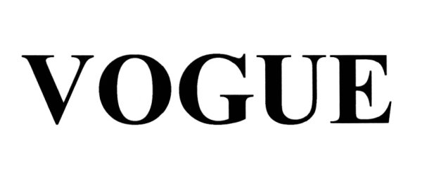 Vogue надпись