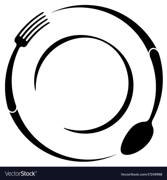 Графическое изображение тарелки