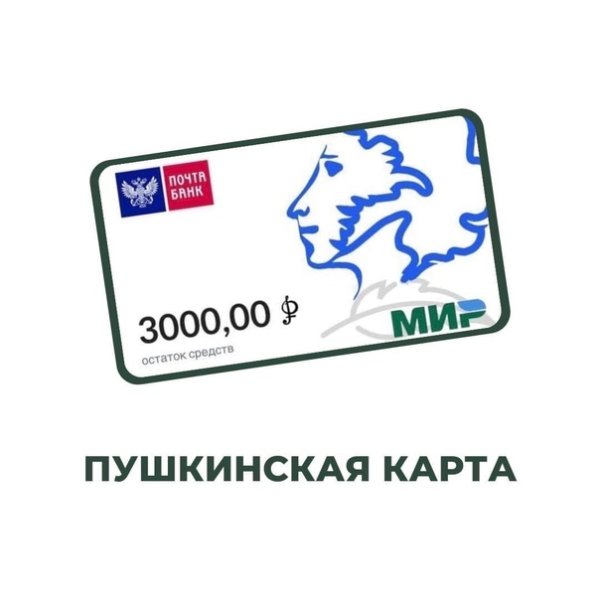 Пушкинская карта символика