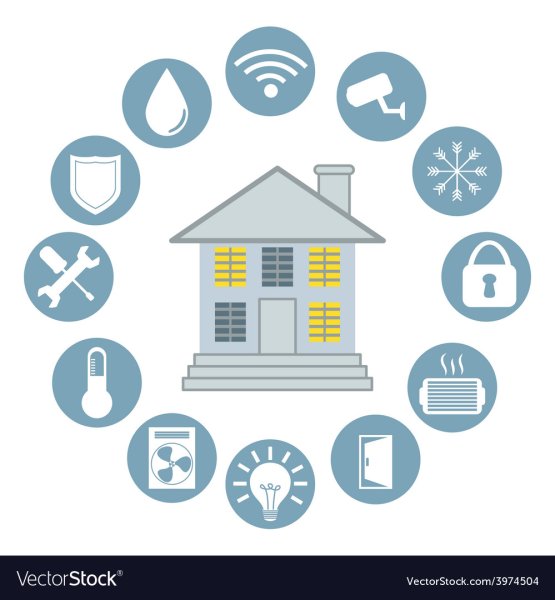 Умный дом вектор