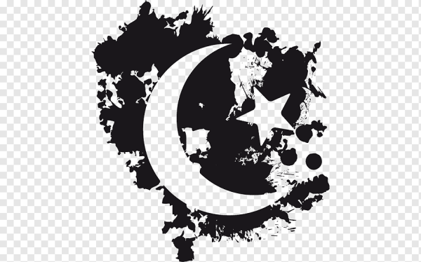 Луна силуэт