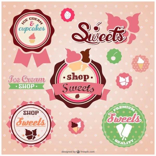 Логотип сладостей